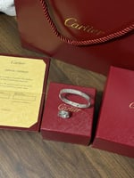 أسوارة + خاتم cartier مقاس 15 سم