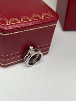 خاتم carter الماسي فضي