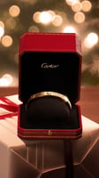 أسوارة + خاتم cartier مقاس 15 سم ذهبي
