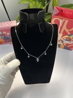 سلسال الزهور اخظر فضة عيار 925