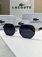 نظارة Lacoste - إطار اسود - عدسة مدرج