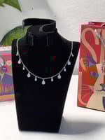 سلسال الدمعه فضة عيار 925