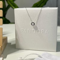 سلسال باندورا فضي دائري فضة عيار 925