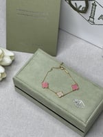 إسوارة Van cleef ذهبي -ملون ( بدون الملحقات )