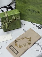 اسوارة GUCCI معدن ذهبي او فضي