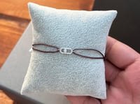 أسوارة MESSIKA خيط ملون فضي