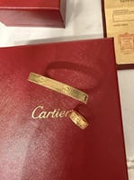 أسوارة + خاتم cartier مقاس 15 سم ذهبي