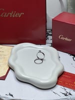 خاتم carter الماسي فضي