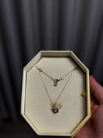 سلسال swarovski روز قولد ازرق