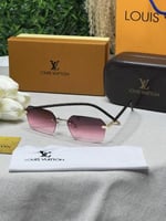 نظارة LOUIS VUITTON وردي مدرج