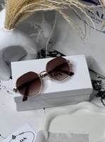 نظارة PRADA أطار -ذهبي