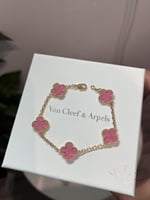 إسوارة Van cleef ذهبي -وردي