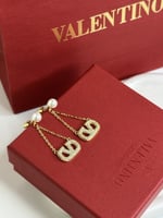 حلق VALENTINO ذهبي