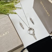 سلسال BVLGARI ذهبي - فضي