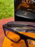 نظارة LOUIS VUITTON- اطار اسود - عدسة شفافه