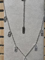 سلسال مع حلق MESSIKA معدن فضي