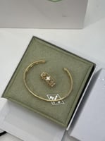 إسوارة Van cleef ذهبي -ابيض