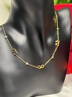 سلسال مع حلق VALENTINO فصوص