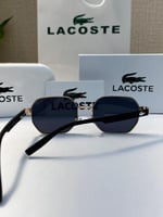 نظارة Lacoste - إطار اسود - عدسة مدرج