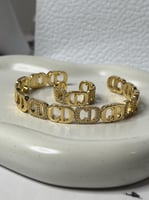 إسوارة+خاتم Christian Dior ذهبي