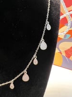 سلسال الدمعه فضة عيار 925