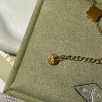 إسوارة Van cleef ذهبي -صدفي