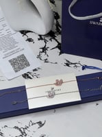 اسوارة سوارفيسكي فضي _كرستالة وردي