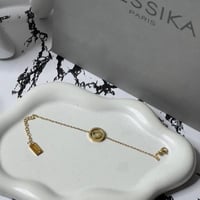 أسوارة MESSIKA معدن ذهبي بكريستالات