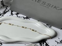 أسوارة MESSIKA معدن ذهبي بكريستالات