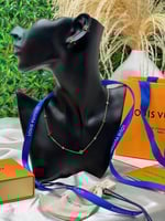 سلسال LOUIS VUITTON ذهبي- أسود