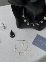 طقم MESSIKA ذهبي