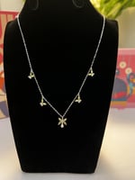 سلسال الزهور فضة عيار 925