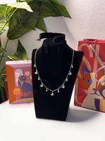 سلسال فضي فراشات فضة عيار 925