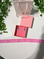 حلق سوارفيسكي فضي - أزرق