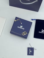 سلسال سوارفيسكي ذهبي كريستالة