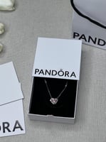 سلسال باندورا PANDORA قلب وردي مع كرستال