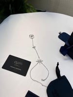 أسوار كف يد مع خاتم apm فضي