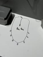 سلسال مع حلق MESSIKA معدن فضي