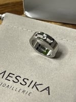 خاتم MESSIKA معدن فضي
