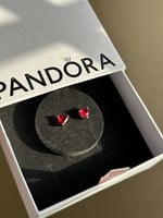 حلق باندورا PANDORA قلب أحمر