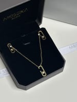 سلسال MESSIKA معدن ذهبي