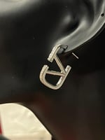 حلق VALENTINO فضي