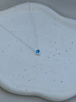 سلسال باندورا PANDORA كريستالة بـ لون السماء