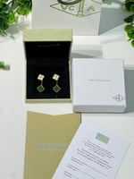 حلق Van cleef أخضر