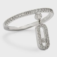 خاتم MESSIKA معدن فضي ( مقاسات مفتوحه )