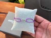 أسوارة MESSIKA خيط ملون فضي