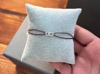 أسوارة MESSIKA خيط ملون فضي