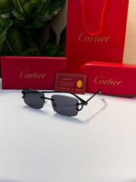 نظارة Cartier- اطار اسود- عدسه اسود