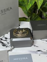 أسوارة مع خاتم MESSIKA معدن ذهبي