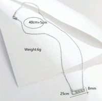 سلسال MESSIKA معدن فضي بكريستالات